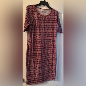 NWOT LuLaRoe Patterned Midi Dress